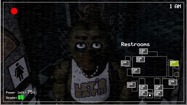 Скриншот FNaF 1 на ПК